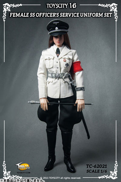 Toyscity 1/6 ドイツ ナチ党 武装親衛隊 女性将校 制服セット ホワイト