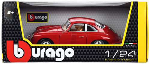 1/24 ポルシェ 356B クーペ 1961(レッド)[ブラゴ]《在庫切れ》
