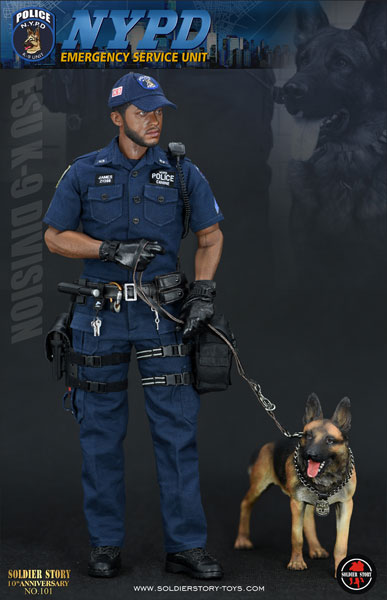 1/6 NYPD ESU(ニューヨーク市警察 特殊部隊) K-9 ディビジョン[Soldier