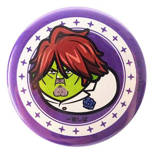 豆しば×フェアリーテイル 缶バッジ 一夜（再販）[KThingS]《在庫切れ》