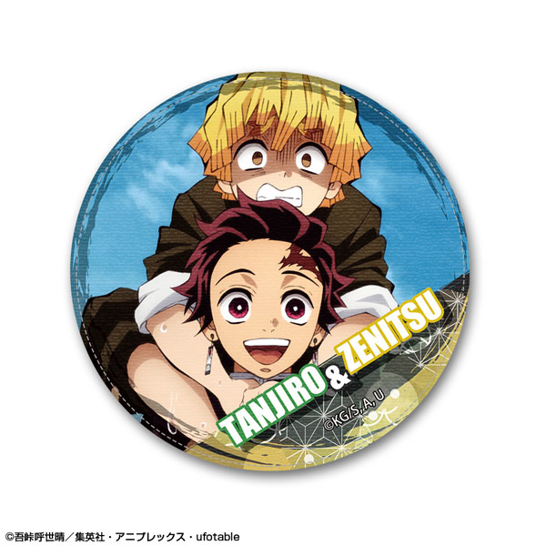 鬼滅の刃 レザーバッジ Ver.2 デザイン14(竈門炭治郎＆我妻善逸