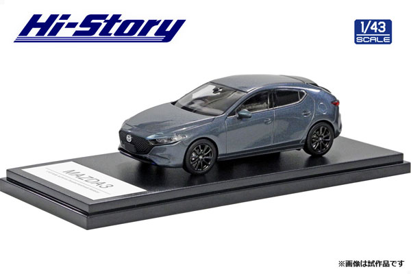 1/43 MAZDA3 FASTBACK (2019) ポリメタルグレーメタリック[ハイ