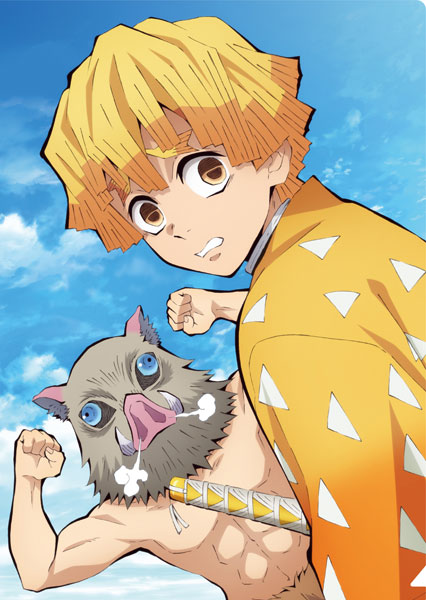 鬼滅の刃 クリアファイル 善逸＆伊之助[ムービック]《在庫切れ》