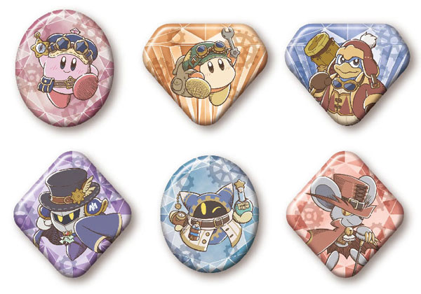 星のカービィ カービィと夢幻の歯車 宝石型カンバッジコレクション 6個