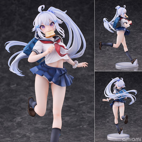 中古】(本体B+/箱B)【特典】未来ちゃん 遅刻寸前パンチラ 1/6 完成品