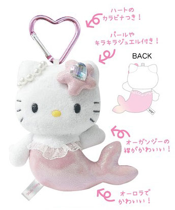 ハローキティ ファンタジーマスコットキーホルダー マーメイド(ピンク