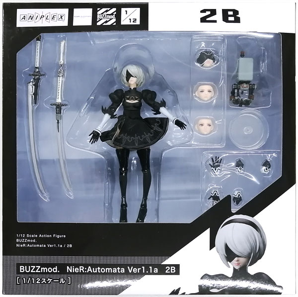 特典】BUZZmod. NieR：Automata Ver1.1a 2B 1/12 アクションフィギュア