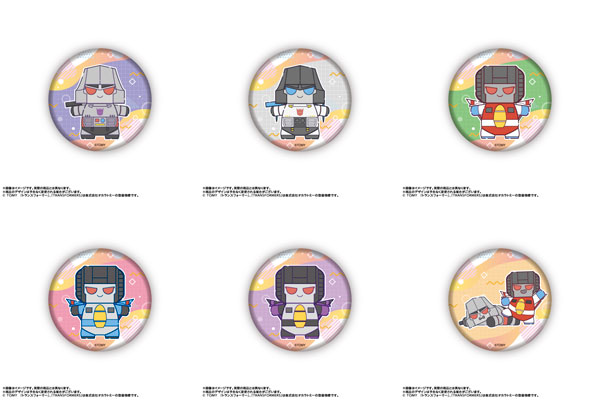 もちぼっつ トランスフォーマー 缶バッジコレクション 第2弾 6パック
