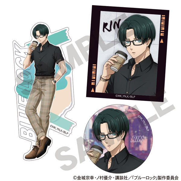 ブルーロック ステッカーセット 糸師凛 休日メガネ[クラックス]《在庫