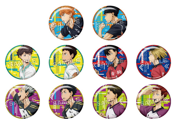 カラパレ ハイキュー！！ダッシュ トレーディング缶バッジ 10個入りBOX