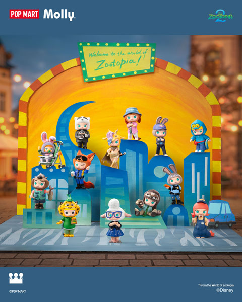 MOLLY x ズートピア コラボシリーズ 12個入りBOX[POPMART]【送料無料