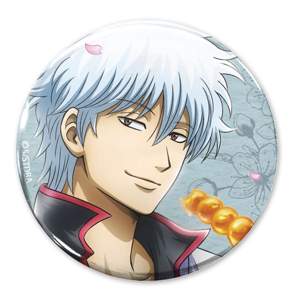 銀魂 描き下ろし 坂田銀時 65mm缶バッジ 小窓から覗く景色Ver.[コスパ