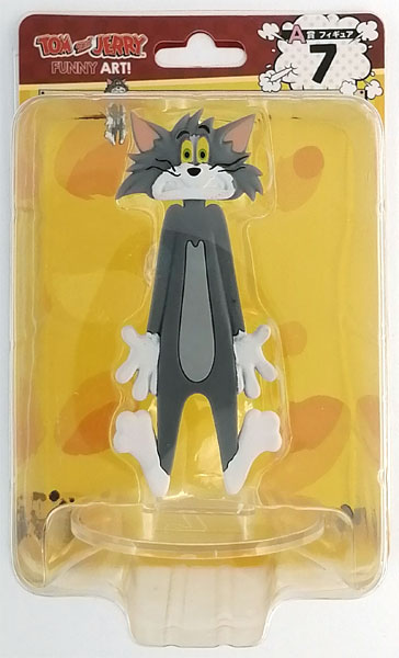 Happyくじ TOM and JERRY FUNNY ART A賞 フィギュア ぺちゃんこにされ