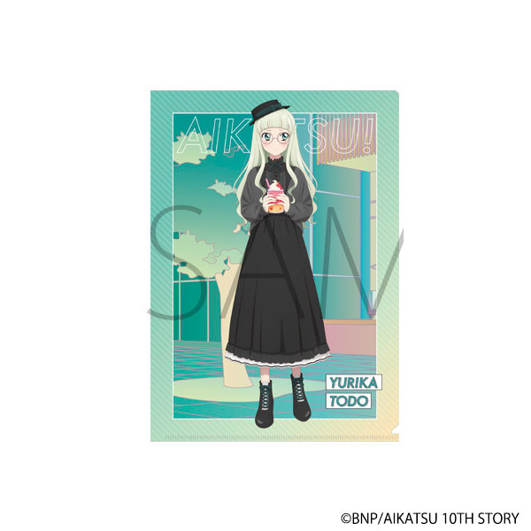アイカツ！ クリアファイル お忍び食べ歩きVer. 藤堂ユリカ[ムービック
