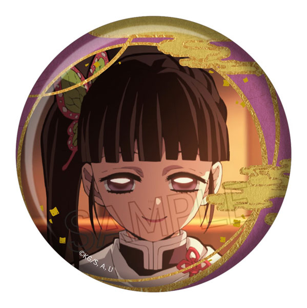 鬼滅の刃 箔押し缶バッジ Vol.2 栗花落カナヲ（再販）[ツインクル