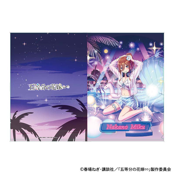 五等分の花嫁 ナイトプール クリアファイル 中野三玖[ディー・エヌ