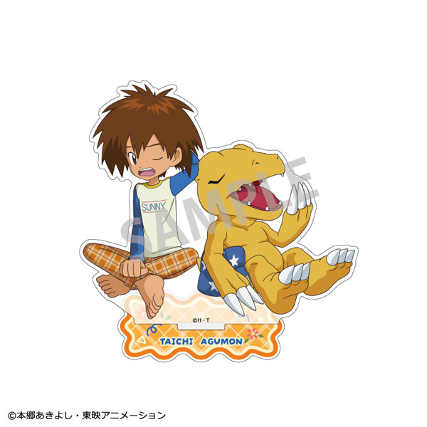 デジモンアドベンチャー アクリルスタンド 八神太一＆アグモン 寝起き