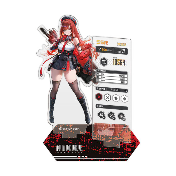 勝利の女神：NIKKE」 アクリルスタンド ラピ レッドフードver