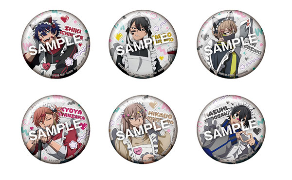 桃源暗鬼 ジャージメイドトレーディング缶バッジ 6個入りBOX[タカラ