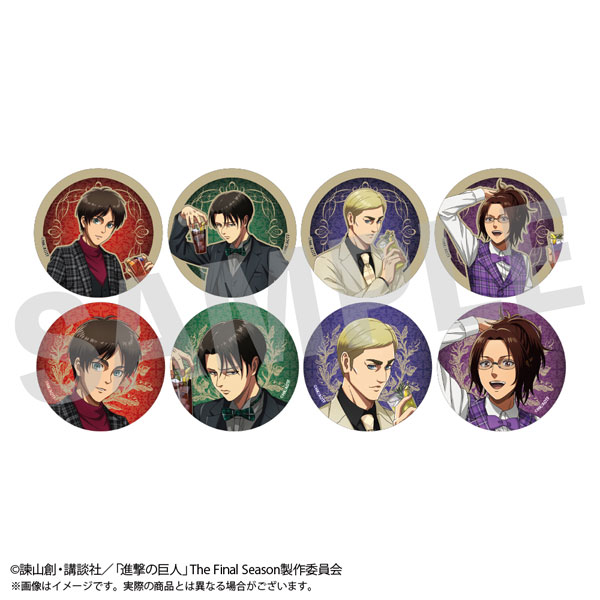 進撃の巨人 トレーディング缶バッジ 8個入りBOX[DMM.com]《在庫切れ》