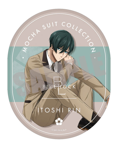 ブルーロック ダイカットステッカー 糸師凛 MOCHA SUIT ver