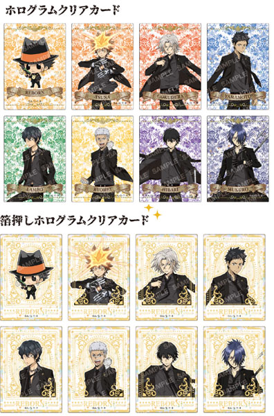 家庭教師ヒットマンREBORN！ ホログラムクリアカードコレクション 9個