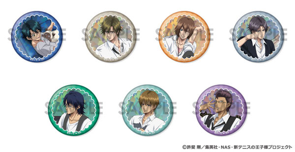 新テニスの王子様 トレーディングホログラム缶バッジ～王子様達の