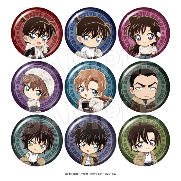 名探偵コナン キャラバッジコレクション(わいるどファー) 9個入りBOX