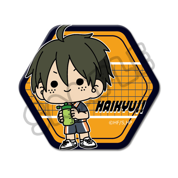 ハイキュー！！」第8弾 六角形缶バッジ(mochocho) M-VD(山口忠)[シンク