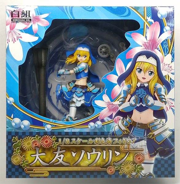 中古】(本体B/箱B)戦国乙女 大友ソウリン 1/8 完成品フィギュア(白組