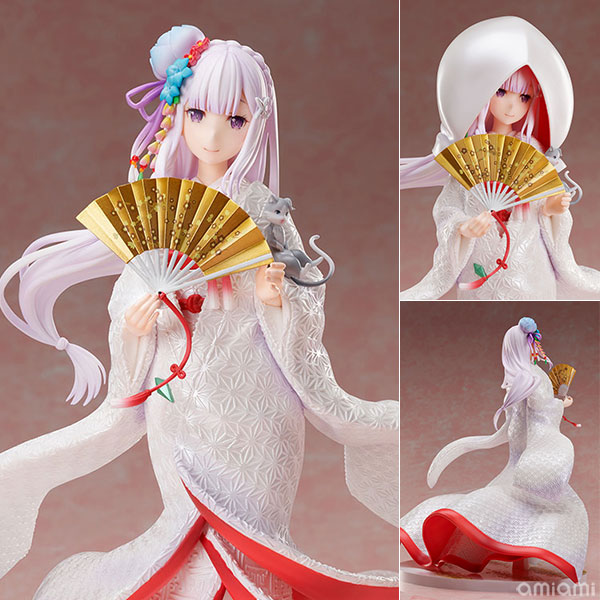 Re：ゼロから始める異世界生活 エミリア -白無垢- 1/7 完成品フィギュア