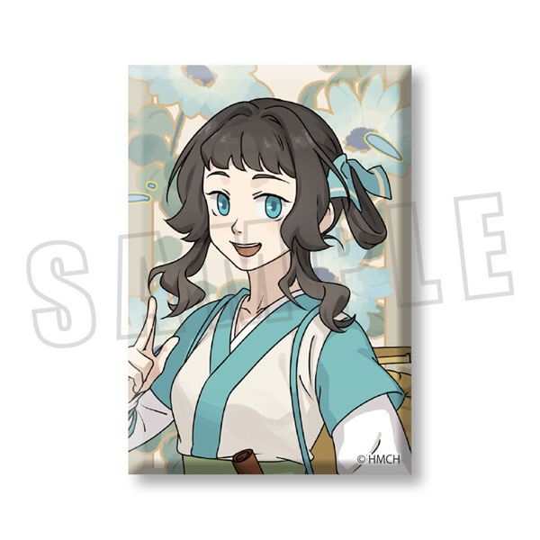 藍渓鎮 羅小黒戦記外伝 スクエア缶バッジ 清凝[ACOS]《在庫切れ》