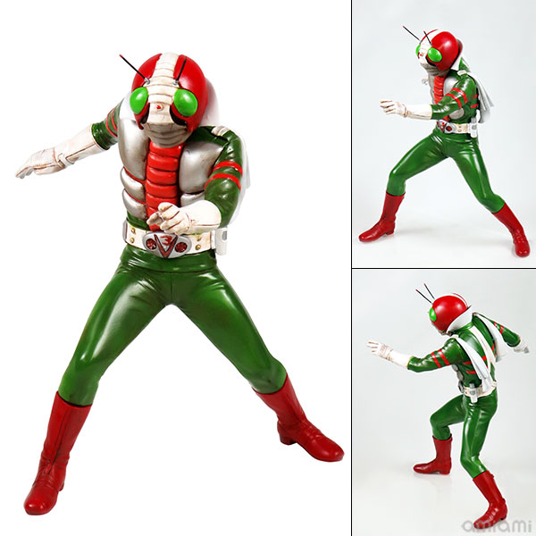 仮面ライダーV3 1/8 ソフビキット復刻版[海洋堂]《在庫切れ》