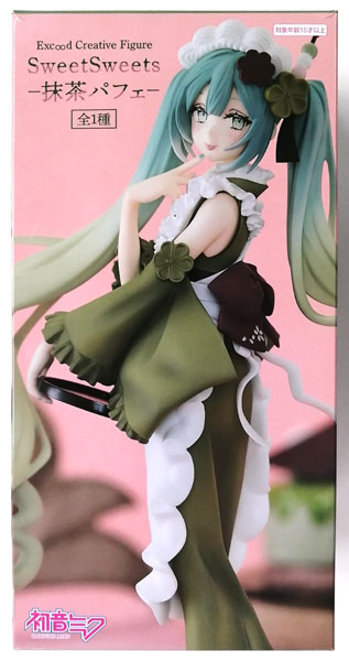中古】(本体A/箱C)初音ミク Exc∞d Creative Figure SweetSweets－抹茶