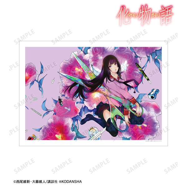 漫画『化物語』 戦場ヶ原ひたぎ 特装版1巻表紙イラスト A3マット加工