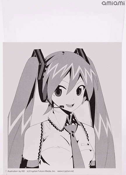 Happyくじ 初音ミク C賞 オリジナル複製原画 Illustration by KEI