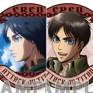 ◇即決◇ 進撃の巨人 アクアマリン 限定 缶バッジ リヴァイ 1