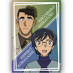 名探偵コナン スクエア型缶バッジVol.4 工藤新一＆毛利蘭