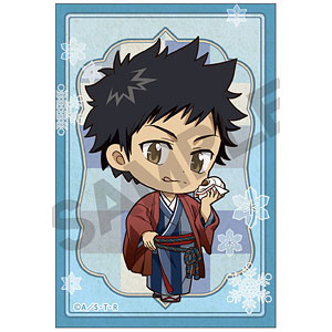 家庭教師ヒットマンREBORN！ アート缶バッジ 六道骸 冬着物 ミニキャラ