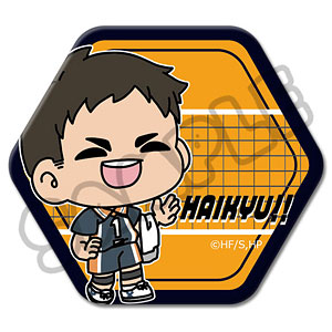 ハイキュー！！」第8弾 六角形缶バッジ(mochocho) M-VA(日向翔陽