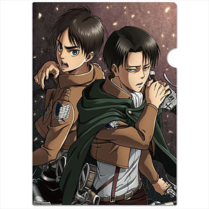 進撃の巨人 クリアファイルR[リヴァイ＆エルヴィン＆ハンジ][アズ