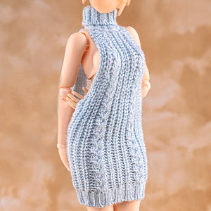 限定販売】SD0611 ドール用セーター 背中開きver. グレー (ドール用