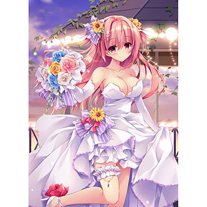 ななろば華先生 B2タペストリー(ももかちゃん/ウエディング)笑顔