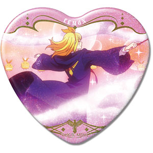 TVアニメ「マッシュル-MASHLE-」 ハート型ホログラム缶バッジ デザイン