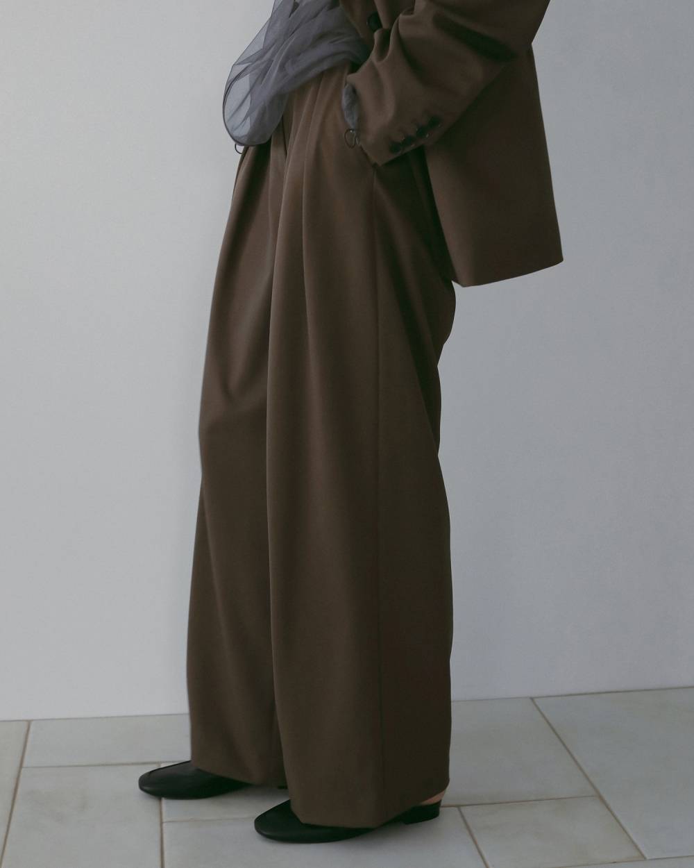 ànuke online store（アンヌーク） / Doubletuck Wide PantsDoubletuck