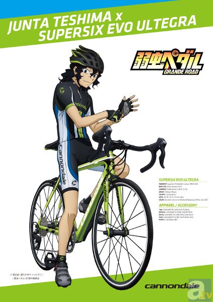 弱虫ペダル GR』、自転車メーカー・キャノンデールとコラボ決定