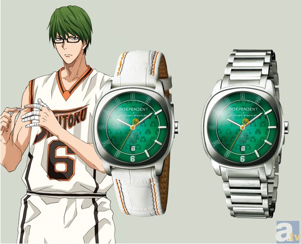 黒子のバスケ』コラボ時計に新モデル登場！火神・黄瀬・緑間 ほか