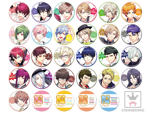 A3!（エースリー）』プライズが3月中旬より登場 缶バッジなど