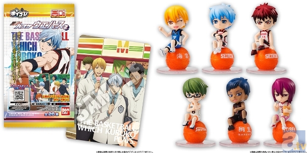 黒子のバスケ』2期放送に向け、ウエハースや食玩フィギュアが発売