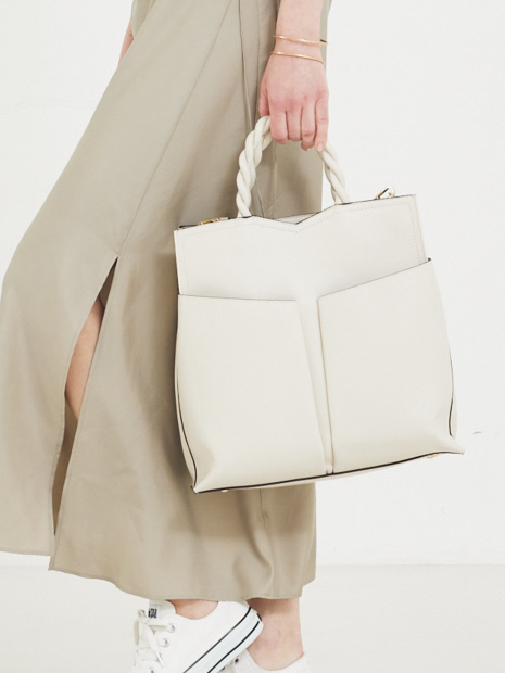 Twiste/ダブルポケット2WAYトート L｜LOWELL Things / ロウェル シングス